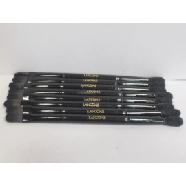 LANCOME DUAL ENDED EYESHADOW BRUSH - BLACK HANDLE (LOT OF 8)