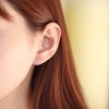 Canal 4°C K10 Earrings, Birthstone, K10, Tanzanite/Diamond