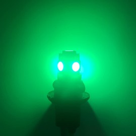 BlyilyB 12-Pack Green Color Replacement Stock # 194 T10 168 2825 W5W 175 158 Bulb 5050 5 SMD LED Light 12V Car Interior Lighting For Map Dome Lamp Courtesy Trunk License Plate Dashboard Parking Lights