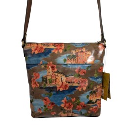 Patricia Nash Amerie Leather Crossbody Bag-French Riviera-NWT