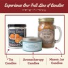 Our Own Candle Company Caramel Pecan Scented Mason Jar Candle,