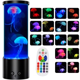 Aonesy Best Lamp 17 Color Changing Jelly Fish Light Mood Lamps for Home Office Room