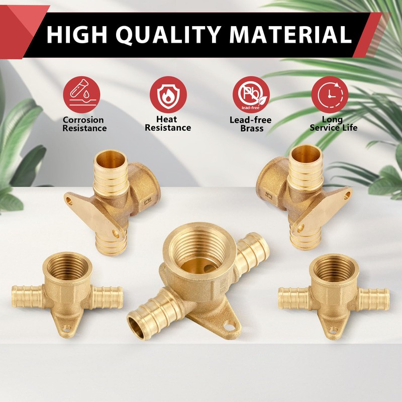 EFIELD 3/4" Pex X 3/4" Pex X 1/2" Female NPT