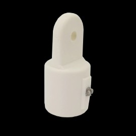 Unbranded 7/8" Nylon Outside Eye End WHITE Boat Bimini Top {SOLD AS A PAIR}