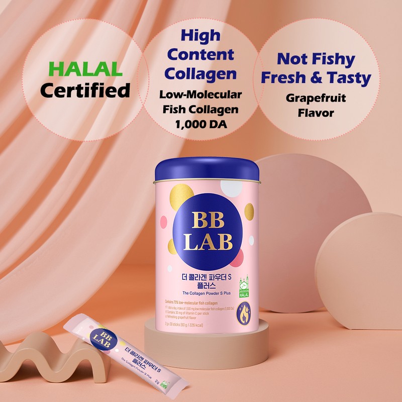 BB LAB [BB LAB](Halal) The Collagen Powder S Plus 2g*30