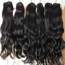 Raw Unprocessed Cambodian Hair Straight Bundle Vendor Best Quality Human Hair Natural Wave Burmese Curly for Black Womanstyle: Natural wave 1 bundle, color: natural black, Stretched Length: 14 Inches