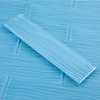 Adedeo Light Blue Glass Subway Tile 3 x 12 Inch