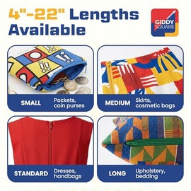 20" (50.8cm) Royal Blue Zip - Closed-End - Dressmaking, Sewing & Craft