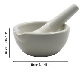 Bustlwor Spice Herb Grinder, Small Mortar and Pestle, Small Spice Mortar, Ideal for Grinding Species, Herbs, Medicines or Other Substances