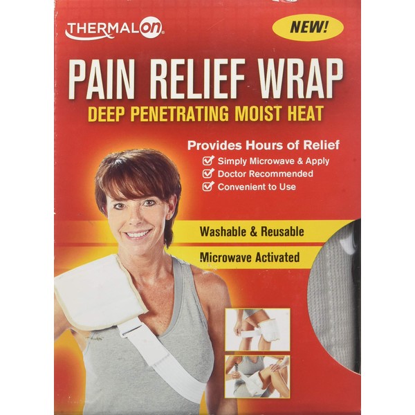 Thermalon Microwave Activated Moist Heat Pain Relief Wrap, Multi-Purpose Pain Reliever