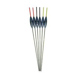 SRG Pole Floats SRG002 Pack of 6 x Pole Floats choose from (0.2g / 0.3g / 0.4g / 0.5g) (6 x 0.4g (3 x Red Tip and 3 x Yellow Tip))
