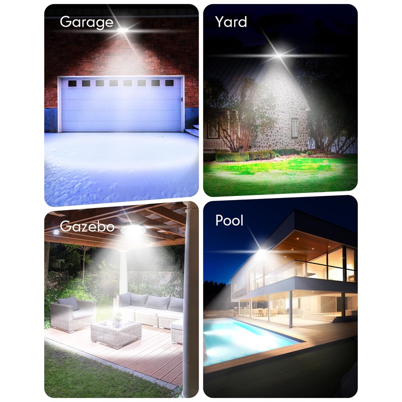 Ropelux Solar Lights Outdoor Indoor, 3500LM 4 Modes (1 All