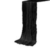 FuSenYuan Black Cheesecloth Table Runner 10FT 1Pack Rustic Boho Gauze
