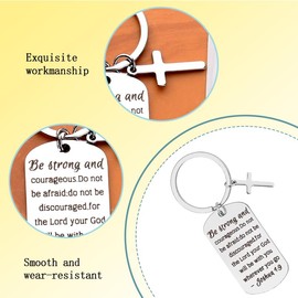 Christian Gifts for Women Friends Coworkers Chirstmas Gifts for Daughter Son Bible Verse Keychain for Men Him Husband Inspirational Religious Gifts for Mom Aunt Birthday Gifts for Nana Mom Keychains
