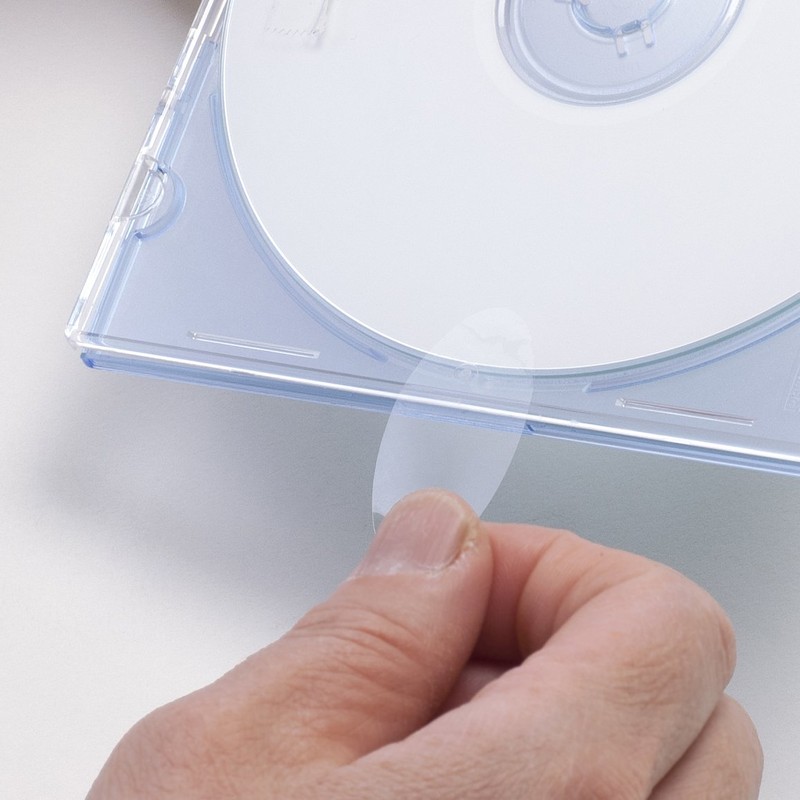 Sealing Seal (Large) Transparent Oval 1.6 x 0.8 inches (4