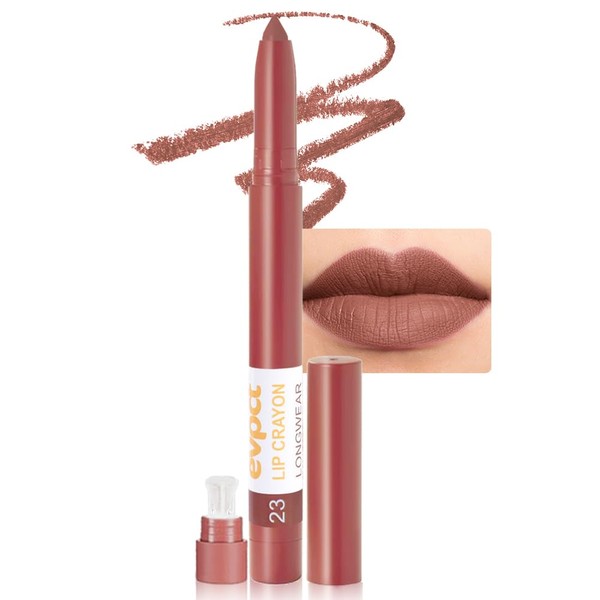 evpct Nude Fury Lip Liner Crayon Pencils Set for Women,