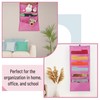 Mr. Pen Fabric Hanging-Wall File Organizer, Pink