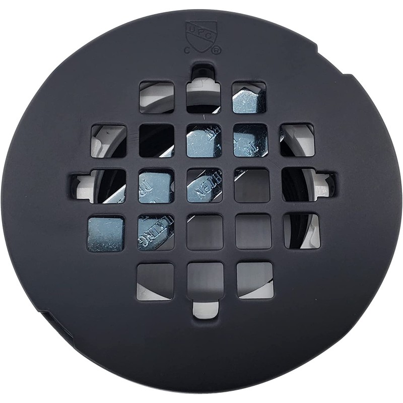 Westbrass A206P-62 2" No-Caulk PVC Compression Shower Drain with 4-1/4"
