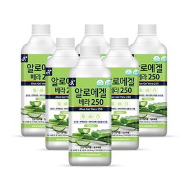 Doori Agricultural Products Aloe Vera 250 Original 6 Bottles / 알로에겔 베라250 오리지널 6병