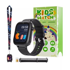 Okyuk Kids Watch, Smart Watch for Kids with SIM Card, 47 Exciting Games, Two-