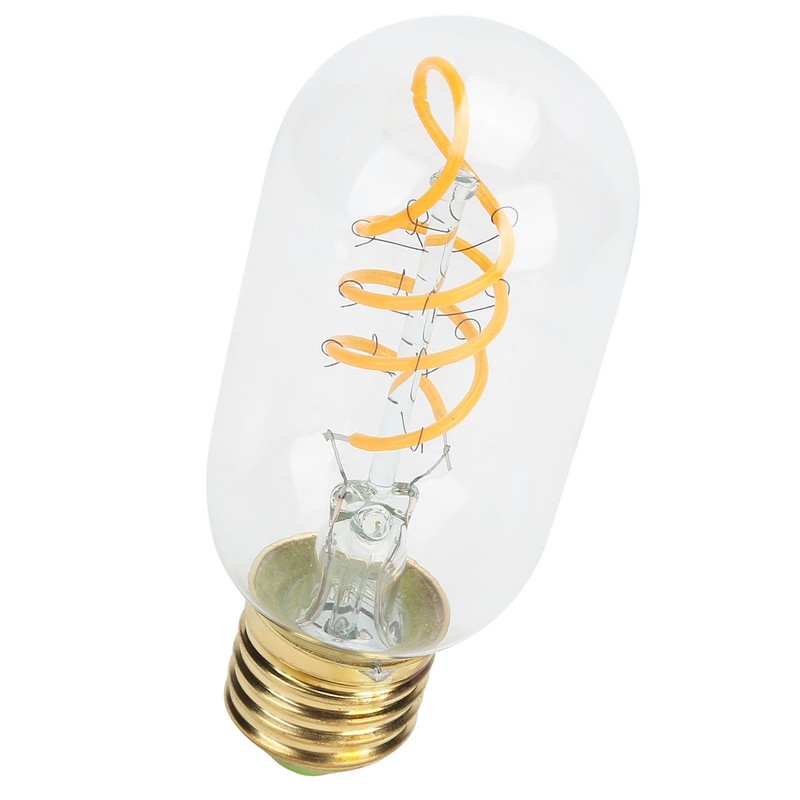 LED Bulb Double Spiral Antique Flexible Filament Retro Decoration E27
