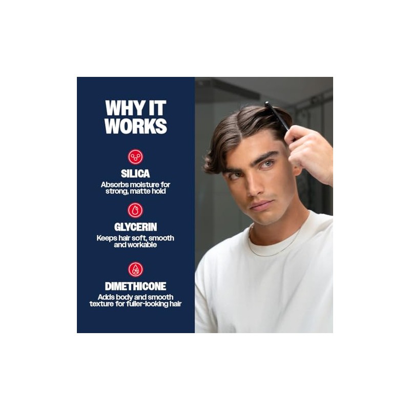 Slick Gorilla Hair Styling Texture Powder and Texture Comb |