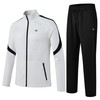 MoFiz Men's Tracksuits Set Long Sleeve Causal Full Zip Running