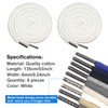 8 Pieces Drawstring Cords Replacement Drawstrings with Easy Threaders for