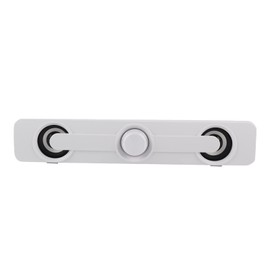 ASHATA Bass Speaker, Subwoofer Soundbar, for Computer Laptop (White)