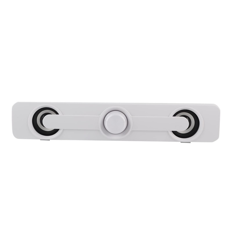 ASHATA Bass Speaker, Subwoofer Soundbar, for Computer Laptop (White)