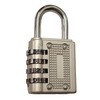 Dapetz ® 4-Digit Combination Padlock, Resettable Locker Lock, Weatherproof Outdoor