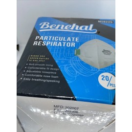 Benehal New Benehal NIOSH N95 Particulate Respirator Masks, 20 pack