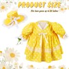 Aliceset Summer Goose Outfit Yellow Polka Dots Porch Goose Clothes