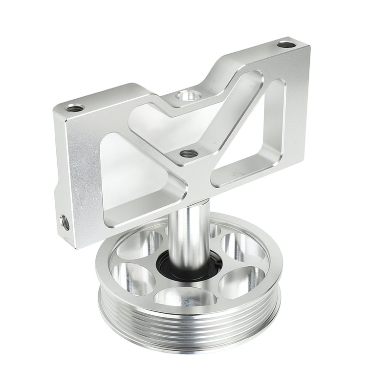 Air Pump Idler Bracket with Pulley Metal Replacement for Ford