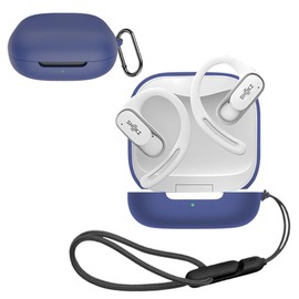 For Shokz OpenFit Air Case, (Laziro) Soft Silica Gel Sports Cool Design, Shock Absorption, Waterproof, Dustproof, Lightweight, Equipped with a Hook for Anti-Loss, Slim Soft Case Cover, Fall