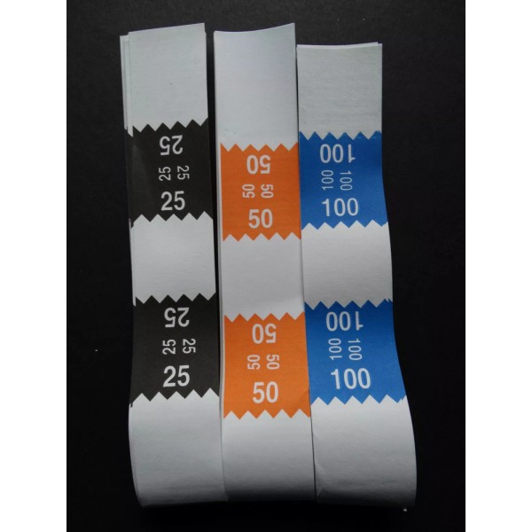 Unbranded/Generic 90 Mixed $25 $50 $100 Money Self-Sealing Straps White
