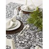 DII 100% Cotton, Machine Washable, Everyday Damask Kitchen Tablecloth for