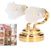 1:12 Doll House Miniature Wall Lamp LED Light Model Toy