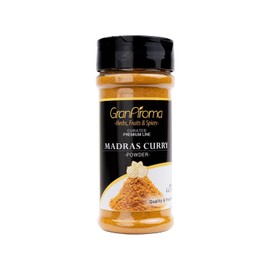 GranAroma Curry Madrás, Sabor Intenso Y Picante, Condimento Para Curris, Salteados Y Arroces (113 G)