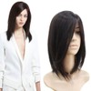 Human Hair Crown Wiglet Replacement Smart 10x8cm Topper Piece Side