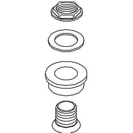 KOHLER 18774 Genuine Part 3/4" Urinal Spud Assembly