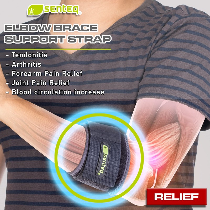 Coderas de tenis, color negro, paquete de 2