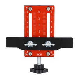 Einstellbarer Schrank Tür Installation Positioner, Cabinet Door Mounting Jig, Cabinet Door Positioning Tool, Aluminiumlegierung für Holzbearbeitung für mühelose Ausrichtung