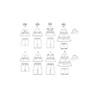 BUTTERICK PATTERNS B5017 Infants' Top, Dress, Panties, Shorts, Pants and
