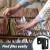 Hicarer 8 Pcs Metal Hanging File Bracket Clips Storage Hanging