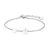 Liebeskind Bracelet with Pendants, Stainless Steel, 20 cm, None, silver
