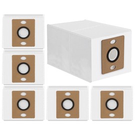 Replacement Dust Bags for ILIFE A12 Pro / A30 Pro / V9 Pro Robot Vacuum, 6 Pack Large 3.2L Dust Bags for ILIFE A12 Pro A30 Pro V9 Pro Self Emptying Station Robot Vacuum Cleaner, PX-F064