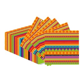 20 PCS Mexican Party Decorations, Colour Mexican Napkins, Mexican Decorations, Suitable for Living Room/Dining Table/Bathroom/Mexican Carnival Themed Parties/Wedding Anniversary/Birthday Parties, Etc