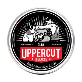 Uppercut Deluxe Clay, Professional Water Based Product for a Natural Looking Finish, Srong Hold and Low Shine 60g