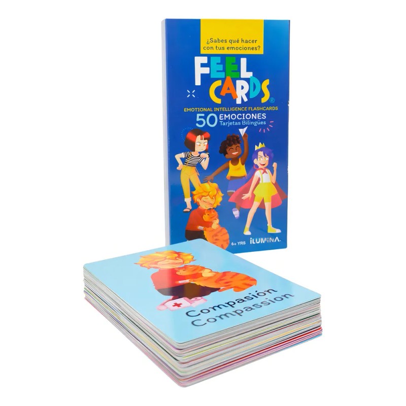 Ilumina Mega Flash Cards Verbos en Inglés Didácticas Bilingües y